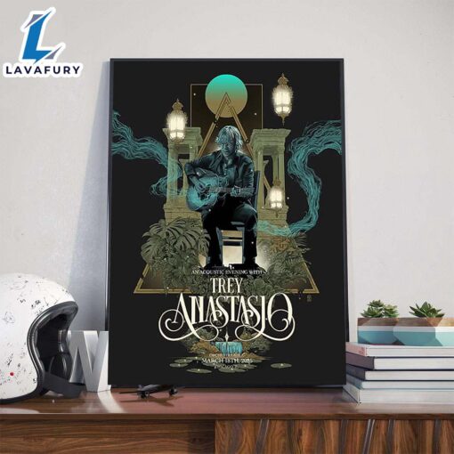 An Acoustic Evening With Trey Anastasio Performs At Orchestra Hall In Chicago IL On March 18th 2025 Poster Canvas