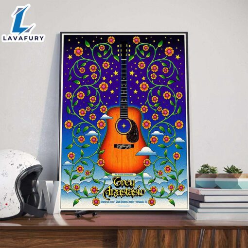 An Acoustic Evening With Trey Anastasio Performs At Walt Disney Theater In Orlando FL On March 26th 2025 Poster Canvas