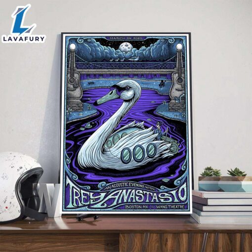 An Acoustic Evening With Trey Anastasio Performs At Wang Theatre In Boston MA On March 9th 2025 Poster Canvas