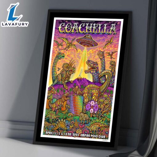 April 11-13 2025 California San Jose CA Coachella Poster