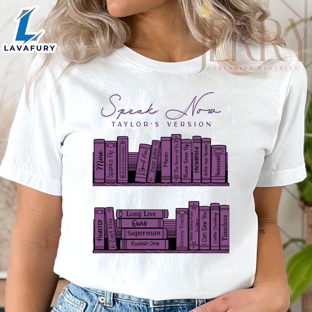 Cheap Book Album Tracklist Taylor Swift Speak Now Taylors Version T Shirt For Fans Cheap Book Album Tracklist Taylor Swift Speak Now Taylors Version T Shirt For Fans