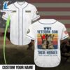 Custom Baseball Shirt United States Navy Veteran DH50 All Over Printed