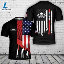 Custom Name Painter 3D T-Shirt…