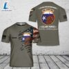 Custom Name Puerto Rico Air National Guard 140th aircraft control and warning squadron T-Shirt 3D 1 4th Of July Shirt 2 Custom Name Puerto Rico Air National Guard 140th aircraft control and warning squadron T-Shirt 3D 1