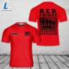 Custom Name RED Friday US Military T-Shirt 3D 4th Of July Shirt 2 Custom Name RED Friday US Military T-Shirt 3D