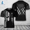 Custom Name Thin Grey Line Correctional Officer 3D T-Shirt 4th Of July Shirt 3 Custom Name Thin Grey Line Correctional Officer 3D T-Shirt