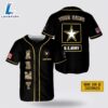 Custom Name US Army Rank American Flag Veteran Baseball Jersey 2 Custom Name US Army Rank American Flag Veteran Baseball Jersey