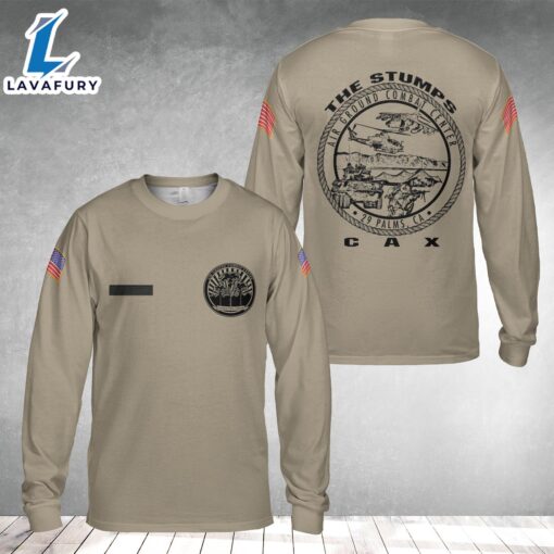 Custom Name US Marine Corps CAX – Combined Arms Exercise 29 Palms, CA AOP Long Sleeve Shirt 4th Of July Shirt