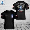 Custom Name US Paratrooper 173rd Airborne Brigade Veteran Sky Soldier T-Shirt 3D 4th Of July Shirt 3 Custom Name US Paratrooper 173rd Airborne Brigade Veteran Sky Soldier T-Shirt 3D