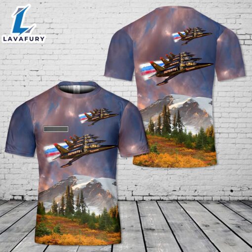 Custom Name US Patriot Jet Team Aero L-39 Albatros T-Shirt 3D 4th Of July Shirt