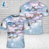 Custom Name US The Horsemen Aerobatic Team T-Shirt 3D 4th Of July Shirt 2 Custom Name US The Horsemen Aerobatic Team T-Shirt 3D