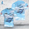 Custom Name US The Starfighters aerial acrobatic team T-Shirt 3D 4th Of July Shirt 2 Custom Name US The Starfighters aerial acrobatic team T-Shirt 3D