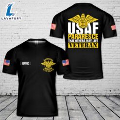 Custom Name USAF Pararescue Veteran…