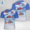 Custom Name USCG Airbus MH-65 Dolphin T-Shirt 3D 4th Of July Shirt 3 Custom Name USCG Airbus MH-65 Dolphin T-Shirt 3D