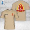 Custom Name USMC 1st Battalion, 2nd Marines 3D T-Shirt 4th Of July Shirt 2 Custom Name USMC 1st Battalion, 2nd Marines 3D T-Shirt