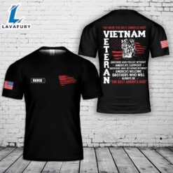 Custom Name We Were The Best America Had Vietnam 3D T-Shirt 4th Of July Shirt