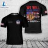 Custom Name We Will Never Forget 911 T-Shirt 3D 4th Of July Shirt 3 Custom Name We Will Never Forget 911 T-Shirt 3D