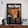Dua Lipa New Tour Dates Added For 2025 Radical Optimism Tour In Latin America Poster Canvas