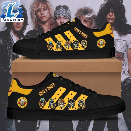 Guns N’ Roses Skull Roses Limited Edition Stan Smith Shoes  For Fans