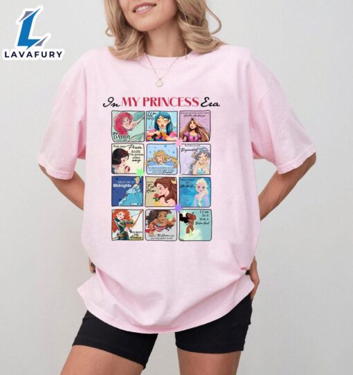 In My Disney Princess Era Taylor Swift Lyrics T Shirt For Fans
