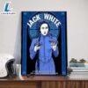 Jack White Poster For Tonights Show At Steelhouse In Omaha NE On April 5th 2025 Poster Canvas