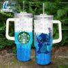 Luxe Rhinestone Bling Stitch Starbucks Cartoon Custom Stanley Quencher 40oz Stainless Steel Tumbler - Stitch Tumbler 40OZ 3 Luxe Rhinestone Bling Stitch Starbucks Cartoon Custom Stanley Quencher 40oz Stainless Steel Tumbler