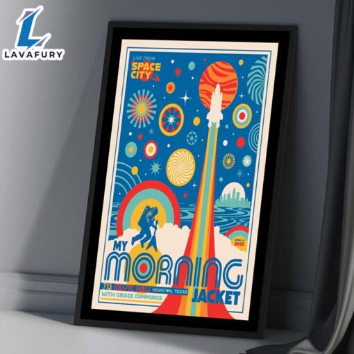 My Morning Jacket On April 13, 2025 In Houston, TX Tour Poster