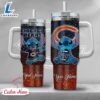NFL Chicago Bears Stitch Glitter Custom Stanley Quencher 40oz Stainless Steel Tumbler With Handle - Stitch Tumbler 40OZ 2 NFL Chicago Bears Stitch Glitter Custom Stanley Quencher 40oz Stainless Steel Tumbler With Handle