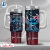 NFL Houston Texans Stitch Glitter Custom Stanley Quencher 40oz Stainless Steel Tumbler With Handle