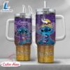 NFL Minnesota Vikings Stitch Glitter Custom Stanley Quencher 40oz Stainless Steel Tumbler With Handle - Stitch Tumbler 40OZ 3 NFL Minnesota Vikings Stitch Glitter Custom Stanley Quencher 40oz Stainless Steel Tumbler With Handle