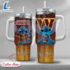 NFL Washington Commanders Stitch Glitter Custom Stanley Quencher 40oz Stainless Steel Tumbler With Handle - Stitch Tumbler 40OZ 3 NFL Washington Commanders Stitch Glitter Custom Stanley Quencher 40oz Stainless Steel Tumbler With Handle