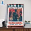 Nickelback Rock The South In Cullman AL On June 21st 2025 Poster Canvas