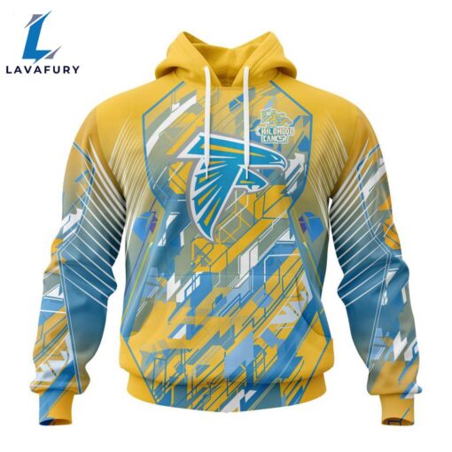 Personalized NFL Atlanta Falcons Fearless Against Childhood Cancers Hoodie Gift Sport
