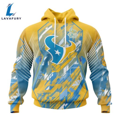 Personalized NFL Houston Texans Fearless Against Childhood Cancers Hoodie Gift Sport