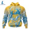 Personalized NFL Los Angeles Rams Fearless Against Childhood Cancers Hoodie Gift Sport 3 Personalized NFL Los Angeles Rams Fearless Against Childhood Cancers Hoodie