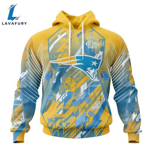 Personalized NFL New England Patriots Fearless Against Childhood Cancers Hoodie Gift Sport