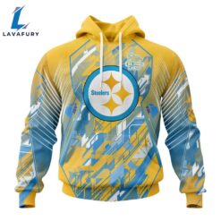 Personalized NFL Pittsburgh Steelers Fearless Against Childhood Cancers Hoodie Gift Sport