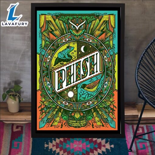 Poster Phish Pine Knob Music Amphitheatre Clarkston, MI