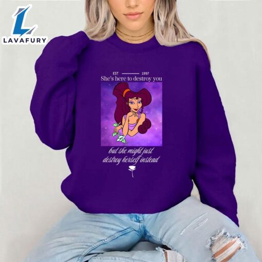 She Here To Destroy You Megara Hercules Taylor Swift Lyrics T Shirt For Fans