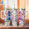 Stitch and Angel Cartoon Custom Stanley Quencher 40oz Stainless Steel Tumbler With - Stitch Tumbler 40OZ 2 Stitch and Angel Cartoon Custom Stanley Quencher 40oz Stainless Steel Tumbler With