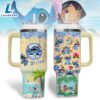 Stitch Cartoon Custom Stanley Quencher 40oz Stainless Steel Tumbler With Handle - Stitch Tumbler 40OZ 3 Stitch Cartoon Custom Stanley Quencher 40oz Stainless Steel Tumbler With Handle