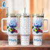 Stitch x Puzzle Disney Cartoon Custom Stanley Quencher 40oz Stainless Steel Tumbler With Handle