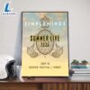 Summer Live 2025 Simple Minds Performing At Bospop Festival In Weert On July 12th Poster Canvas