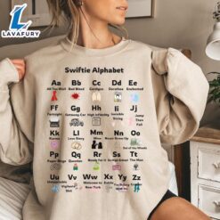 Swiftie Alphabet Sweatshirt For Fans