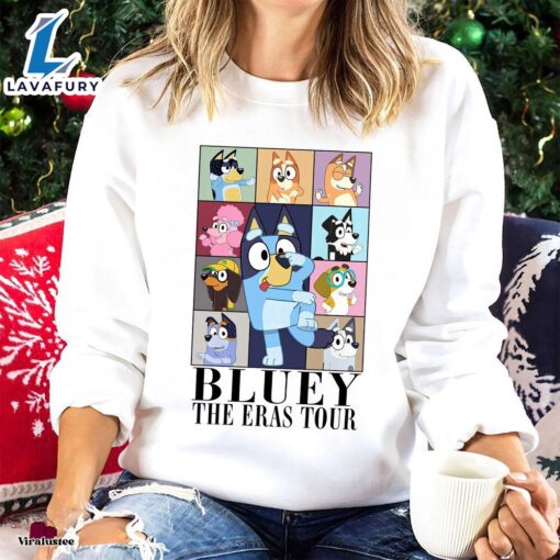 The Bluey Eras Tour Sweatshirt For Fans