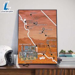 The Road To Luke Bryan Farm Tour 2025 Poster Canvas