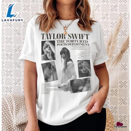 Vintage Taylor Swift Tortured Poets Department T Shirt For Fans