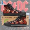 Acdc Rock Band, Acdc Evil Shoes, Acdc High Top Canvas Shoes