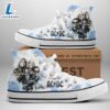 Acdc Rock Band, Acdc Members' Sign White Shoes, Acdc High Top Canvas Shoes