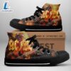 Acdc Rock Band, Acdc Rock Band Fiery Shoes, Acdc High Top Canvas Shoes